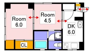 カーサフィオーレ大供【3階】の間取り