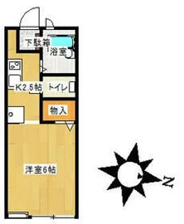 グリーンアルス【2階】の間取り