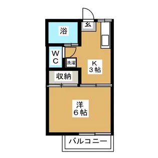 第一・第二吉田ハイツ【2階】の間取り