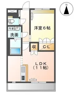 グランディール・フローラ【2階】の間取り