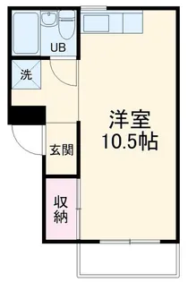 城北タテピア【2階】の間取り
