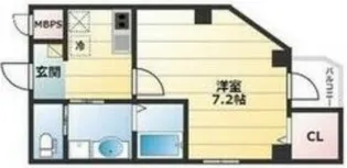 エヌエムスワサントキャトルズ【1階】の間取り