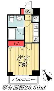 千葉県市川市末広2【マンション】の間取り