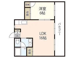 第3茶谷ビル【3階】の間取り