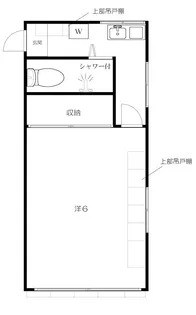 ハイムミナミ(ASAZOME)【1階】の間取り