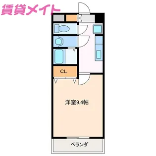 1Kの間取り画像