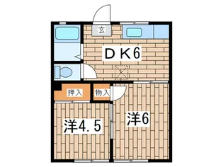 グレイス1【1階】の間取り