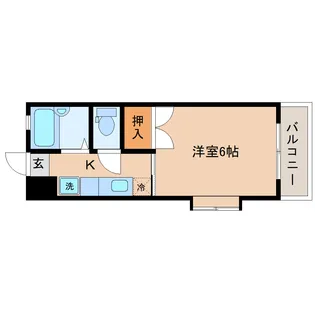 Ritmo貝ヶ森(リトモ貝ヶ森)【1階】の間取り