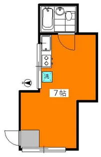 ホワイトハイツ神楽坂II【1階】の間取り
