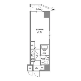 アスール亀有【7階】の間取り