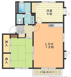 ボナールII【2階】の間取り