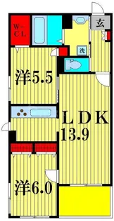 FOREST HILLS II【1階】の間取り