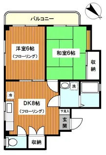 ツインウッドI【4階】の間取り
