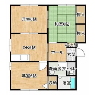 3DKの間取り画像