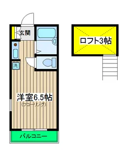 サザンパレス【2階】の間取り