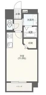 アルテシモ・レフィナ【1階】の間取り