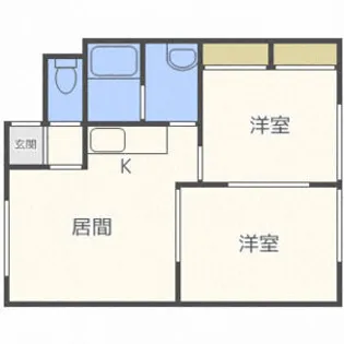 フォーレストI【1階】の間取り