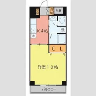 第1ジーオンビル【5階】の間取り