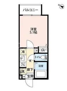 グランクオール西池袋【1階】の間取り