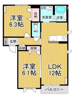 Stagea(ステージア)3【2階】の間取り