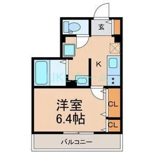 リトルキャビン【2階】の間取り