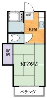 東京都府中市天神町2【アパート】の間取り