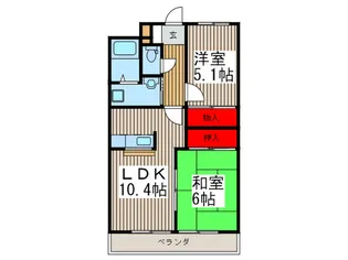 グレ-スフル壱番館【1階】の間取り