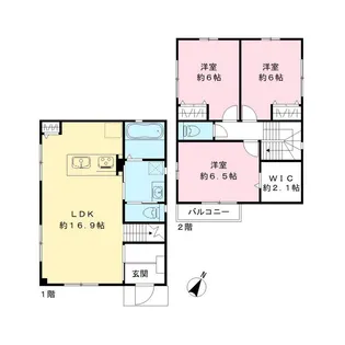 千葉県流山市駒木【一戸建】の間取り