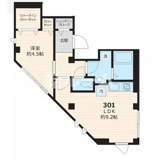 東京都練馬区桜台3【マンション】の間取り