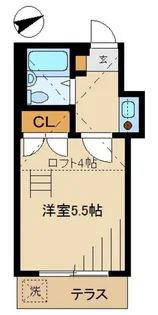 レビ中野坂上【1階】の間取り