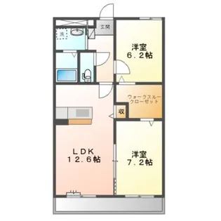 YAMAIWA【3階】の間取り