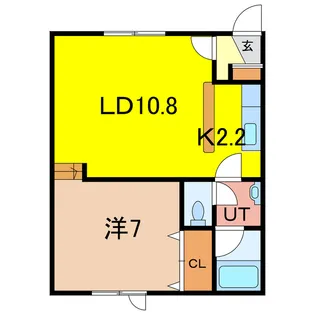 YAMAZAKI I【1階】の間取り