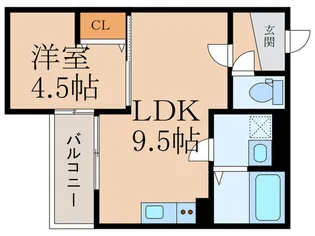 仮)MG Crecia【1階】の間取り