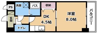 ジラソーレ【8階】の間取り