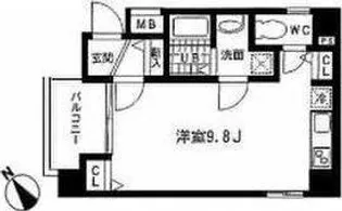 ベルフルール【1階】の間取り
