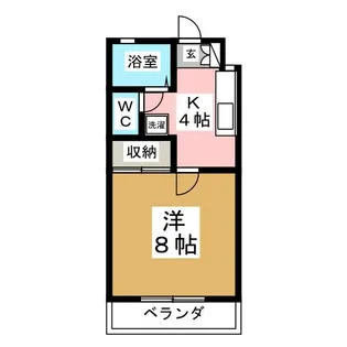 ハイツアンビシャス【2階】の間取り