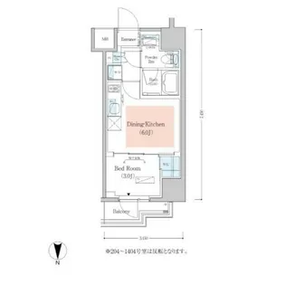 東京都江東区東陽3【マンション】の間取り