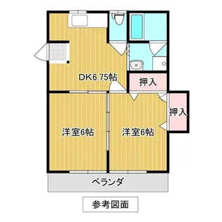 メイプルヒル【1階】の間取り