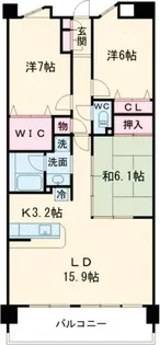 日神パレステージ吹上【3階】の間取り