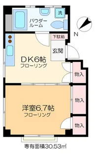 松井ビル【2階】の間取り