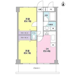 シェレ祗園【3階】の間取り