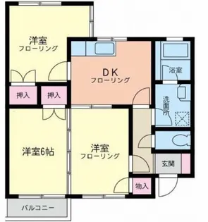 CLLエクセレンス相模台II【1階】の間取り