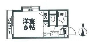 VILLA FOREST千鳥【2階】の間取り