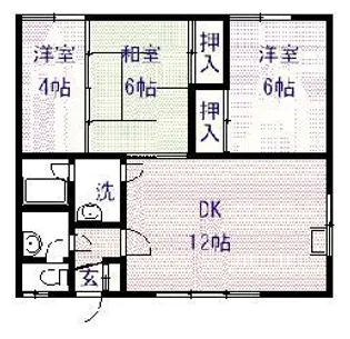 サンライズ【1階】の間取り