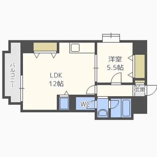 Kステーション大橋【4階】の間取り