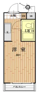 メゾン・ド・サンティエ【2階】の間取り