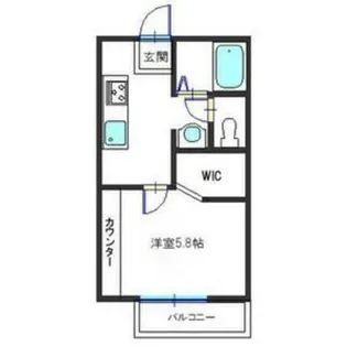 サニーハイツ御立S【2階】の間取り
