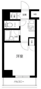 ルーブル中村橋弐番館【3階】の間取り