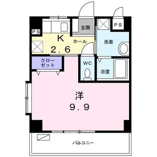 コーポヤカ ミンターバル【2階】の間取り