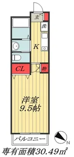 千葉県市川市妙典4【マンション】の間取り